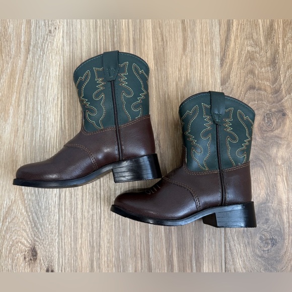 Smoky Mountain Toddler Brown & Green Roper Size 5.5 - Picture 5 of 6
